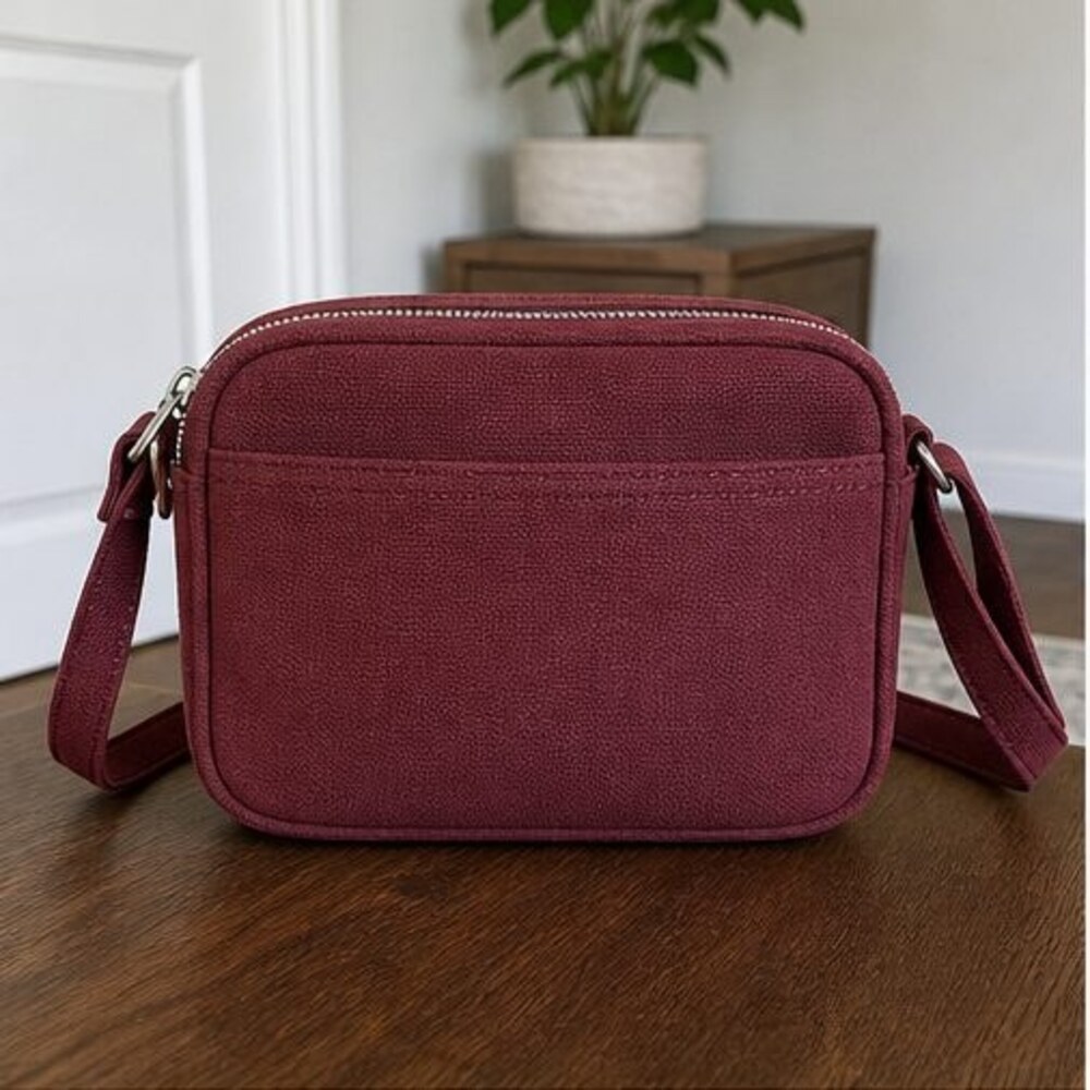 Cream Woven Crossbody Bag